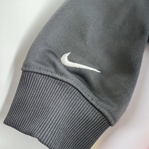 Nike Toddler Boys Full Zip Long Sleeve Jacket Size 4T Orange Grey Mock Neck - Picture 8 of 10